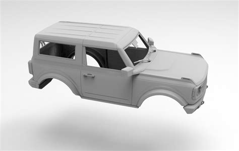 Stl File Rc Car Body Ford Bronco For Mm Wheelbase Trx D