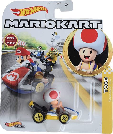 Hot Wheels Mariokart Toad Standard Kart GJH Toys Hobbies