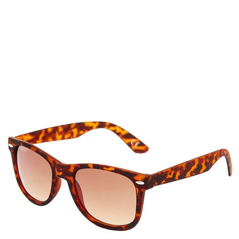 Tortoiseshell Print Retro Sunglasses Claires Us