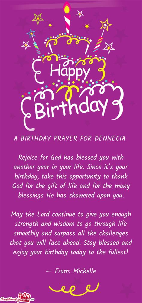 Rejoice For God Has Blessed You With Another Year In Your Life Since