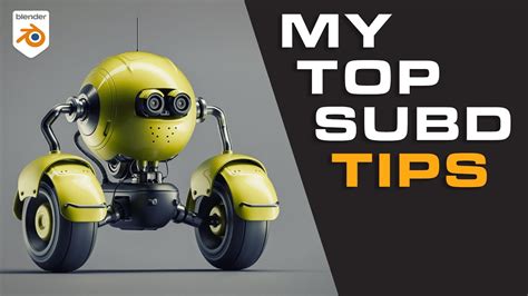 Blender 3d Hard Surface Modeling Subd Tips Youtube