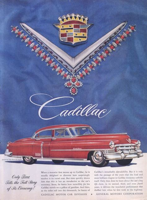 Cadillac Only Time Tells Van Cleef Arpels Ad 1951