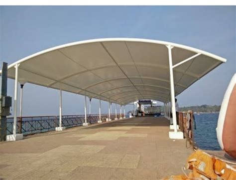 Tunnel PVC Car Parking Tensile Structure Paint Coated At Rs 350 Square