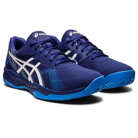 T Nis Asics Gel Game Clay Oc Masculino Azul Favorita Padel