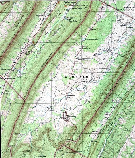 Bedford County Pennsylvania Maps