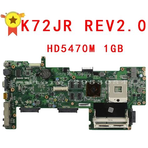 K72jr Motherboard Rev20 1g Ram For Asus K72ju K72jk K72jt Laptop