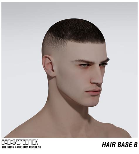 Sims 4 Hair Male Sims Hair Men Blonde Hair Blonde Guys Buzz Cut For