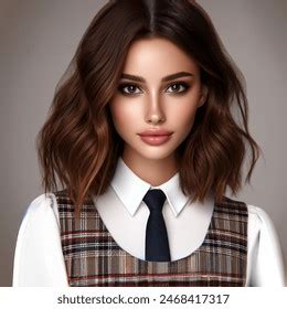 Gorgeous Mischievous Brunette Her Early 20s AI Generated Image 2468417275 Shutterstock