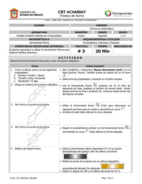 Practica 03 Herramienta Pluma PDF