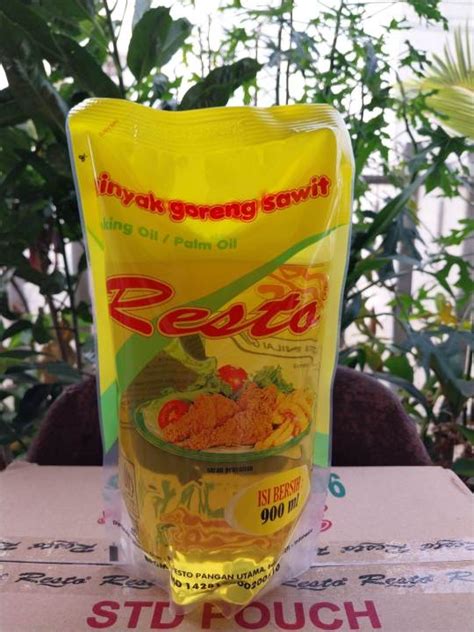 MINYAK GORENG RESTO KEMASAN 900ML Lazada Indonesia