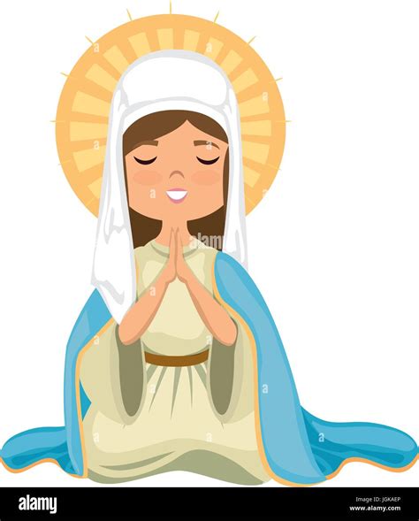 Virgin Mary Cartoon