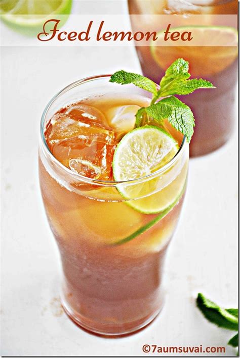 Iced Lemon Tea Ice Tea With Lemon 7aum Suvai