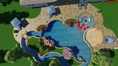 Platinum Pools Lazy River By Mark Wyner Backyard Lazy River Lazy