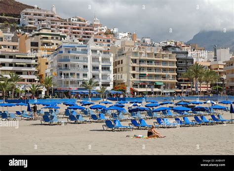 Beach Los Cristianos 20 Stock Photo - Alamy