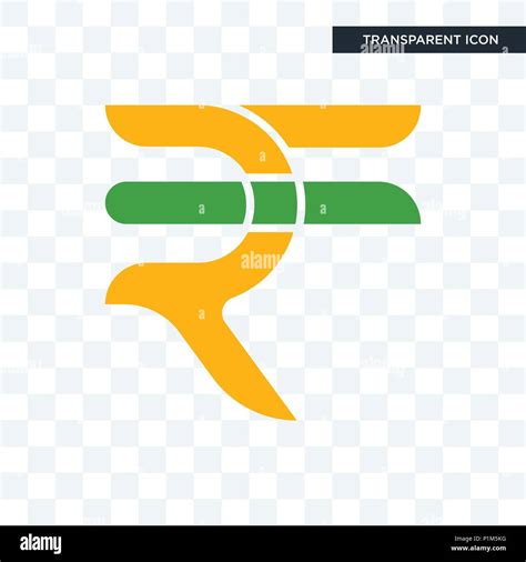 Rupees Vector Icon Isolated On Transparent Background Rupees Logo