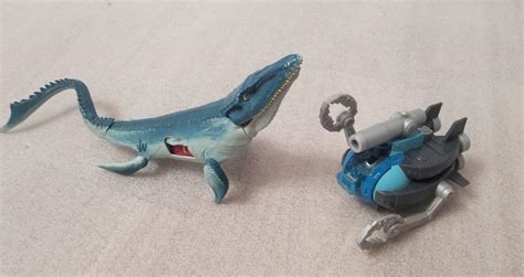 Jurassic World Mosasaurus Vs Submarine Hasbro Dinosaur Jurassic Park Hybrid Htf 1938988563