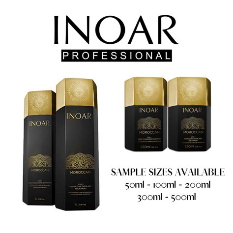 Inoar Moroccan Brazilian Keratin Hair Treatment Sample Size Kit