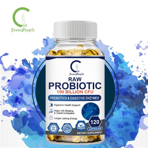 Gpgp Greenpeople Organic Probiotics 100 Billion Cfu With Prebiotics