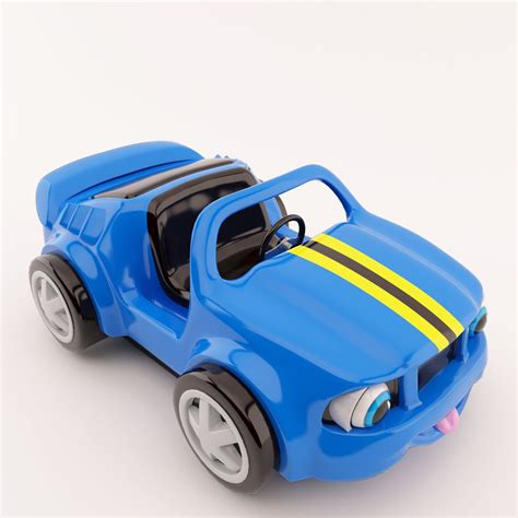 Kiddie Ride Sports Car 3d Model 29 3ds Fbx Max Obj Free3d