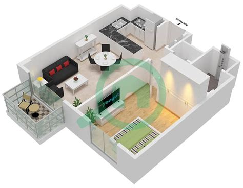 Floor Plans For Type Unit 1A UNIT 1 FLOOR 1 9 1 Bedroom Apartments In