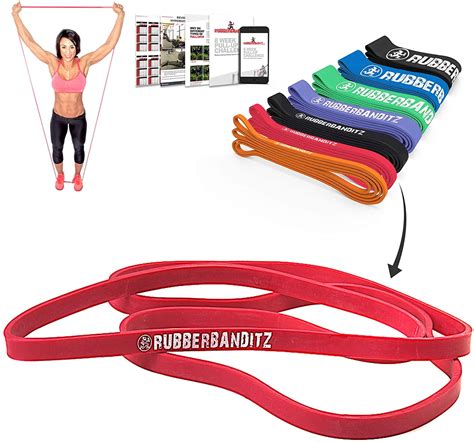 Rubberbanditz Pull Up Assist Resistance Bands Heavy Duty Loop