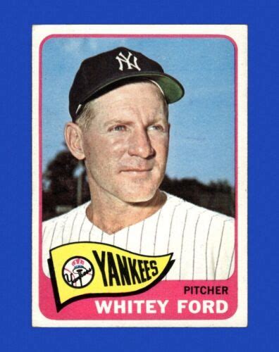 Topps Set Break Whitey Ford Vg Vgex Gmcards Ebay