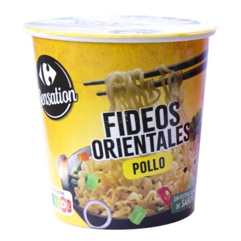 Fideos Orientales De Pollo Sensation Carrefour 65 G Supermercado