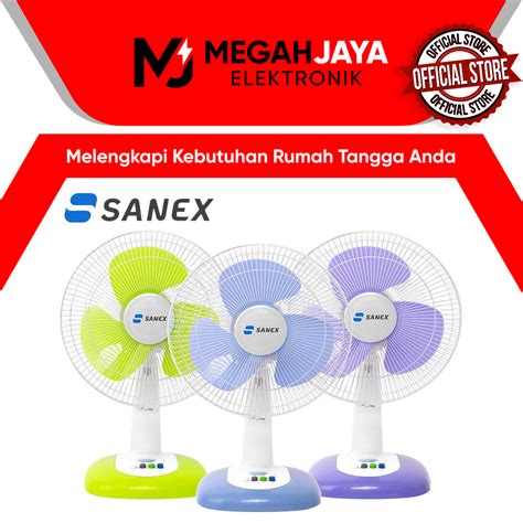 Jual Cod Ready Sanex Desk Fan Kipas Angin Fd 1287 Fd 1287