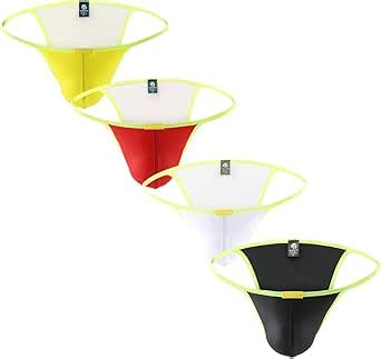 Men S Modal Comfortable G String Thongs Sexy Low Rise Bikini Briefs Underwear M PU Leather