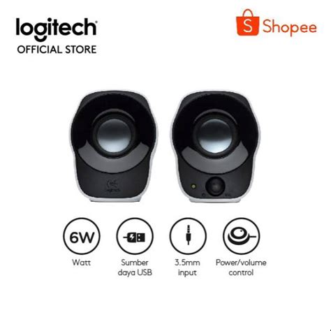 Logitech Z121 Stereo Speaker Official Warranty Shopee Philippines