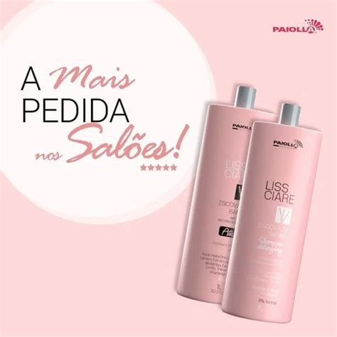 Kit Profissional Progressiva Paiolla Bambu Sem Formol X L Cabelos