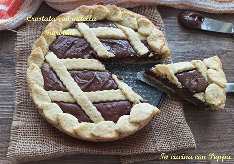 Crostata Con Nutella Morbida Che Non Secca In Cucina Con Peppa