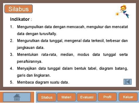 Pokok Bahasan Statistika Matematika Smp Silabus Materi Evaluasi