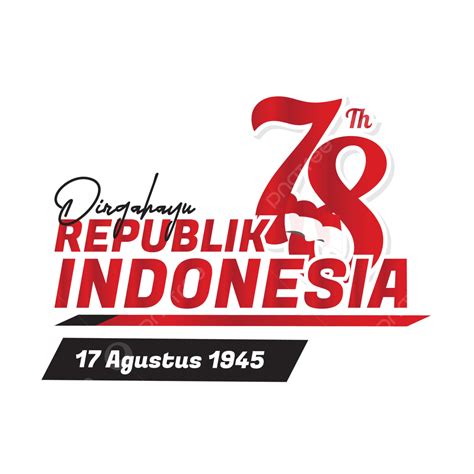 Gambar Kartu Ucapan Hut Ri 78 Hari Kemerdekaan Indonesia Hd Vektor Hari Kemerdekaan Indonesia