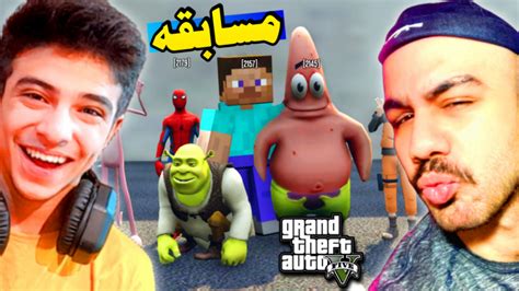 مسابقه با ماشین های ایرانی در جی تی ای وی با عمو هیتمن!! | GTA V دیدئو dideo