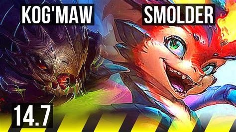 Kog Maw Lulu Vs Smolder Milio Adc Dominating Br