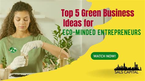 Top Green Business Ideas For Eco Minded Entrepreneurs Youtube