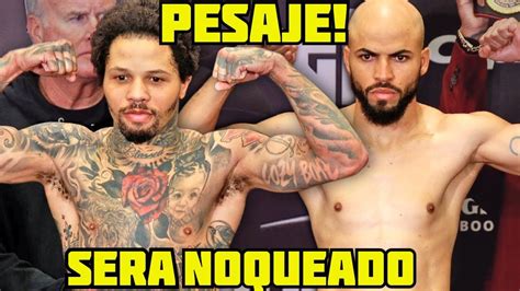 GERVONTA VS HECTOR GARCIA PESAJE EL NOCAUT ESTA ASEGURADO SERA