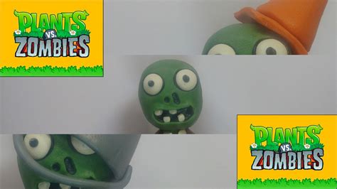 Como Hacer A Un Zombie De Plastilina Plantas Vs Zombies Youtube