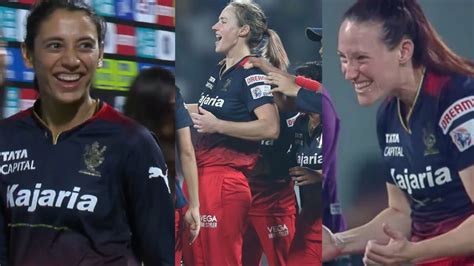 Smriti Mandhana Ellyse Perry Rcb Team Crazy Celebration After Their