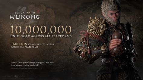 Black Myth Wukong вже розійшлася тиражем понад 10 мільйонів копій