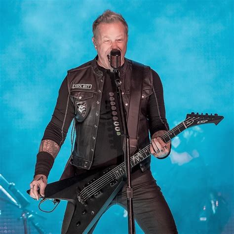 James Hetfield Playing Guitar