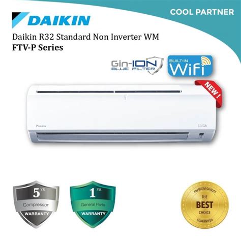 DAIKIN 1 0 3 0HP Standard Non Inverter Air Conditioner FTV Series R32