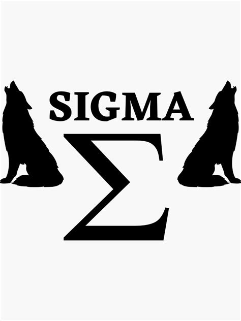 "Sigma Male Grindset Gigachad Alpha Symbol" Sticker for Sale by ...