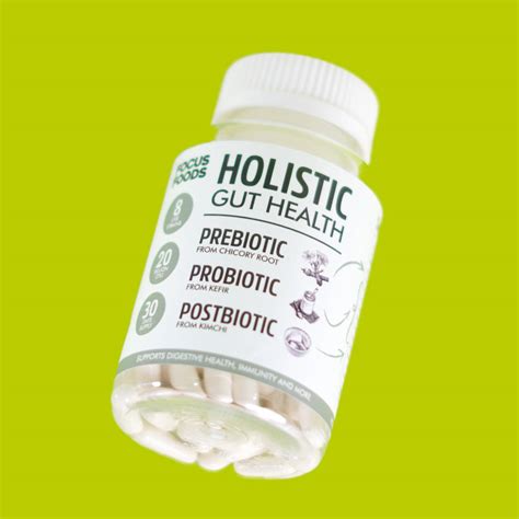 Holistic Gut Health - Prebiotics, Probiotics, Postbiotics from Natural