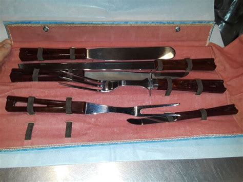 Vintage Stanhome Stanley Bakelite Cutlery Set Etsy