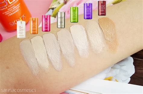 sarinacosmetics SKIN79 Krem BB ORANGE porównanie z HOT PINK oraz swatche koreańskich kremów BB