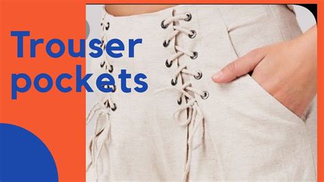 How To Cut And Sew Trouser Pocket Youtube