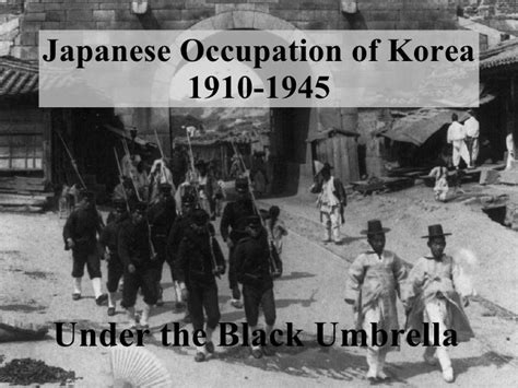 Japanese Occupation of Korea