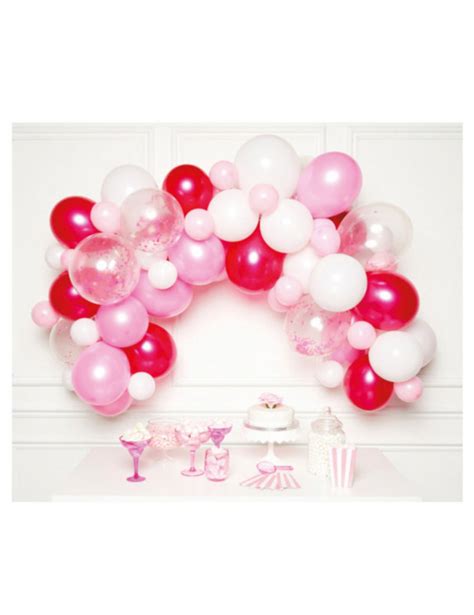 Kit Arco Di Palloncini Rosa Pezzi Vegaooparty